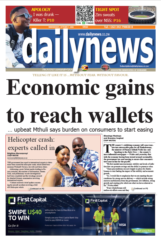 Wednesday 7 October 2026